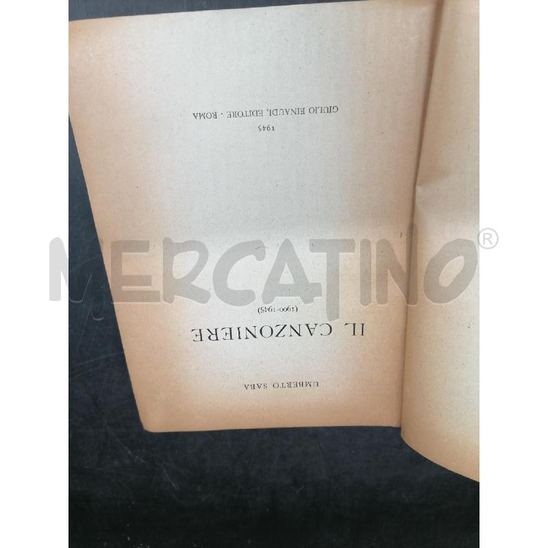 LIBRO CANZONIERE SABA | Mercatino dell'Usato Roma gregorio vii 2