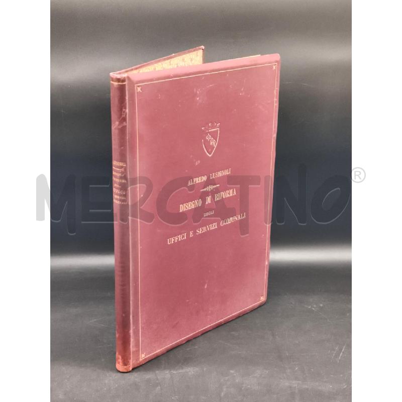 LIBRO DISEGNO RIFORMA SERVIZI COMUNALI | Mercatino dell'Usato Roma gregorio vii 1