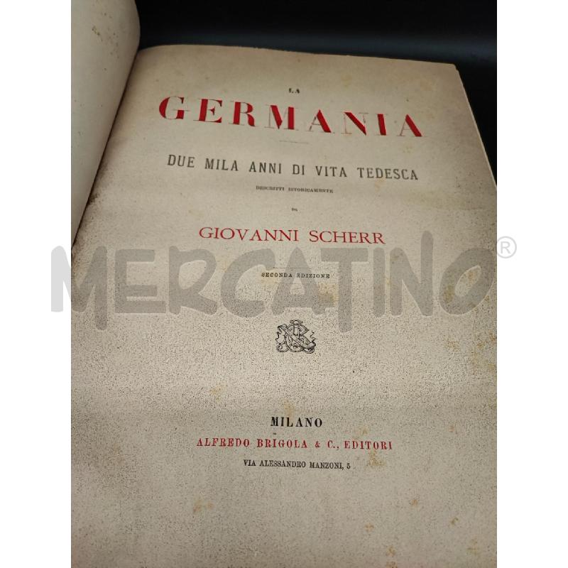 LIBRO LA GERMANIA | Mercatino dell'Usato Roma gregorio vii 3