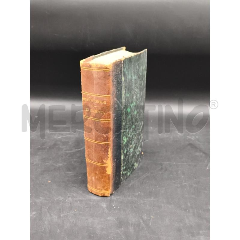 LIBRO VECCHIO ELEMENTA | Mercatino dell'Usato Roma gregorio vii 1