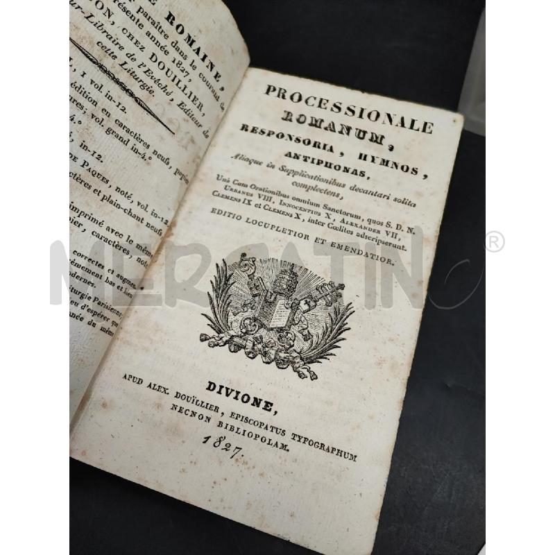 LIBRO VECCHIO PROCESSIONALE ROMANUM | Mercatino dell'Usato Roma gregorio vii 3