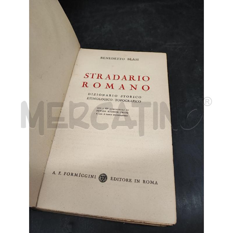 LIBRO VECCHIO STRADARIO ROMANO | Mercatino dell'Usato Roma gregorio vii 3