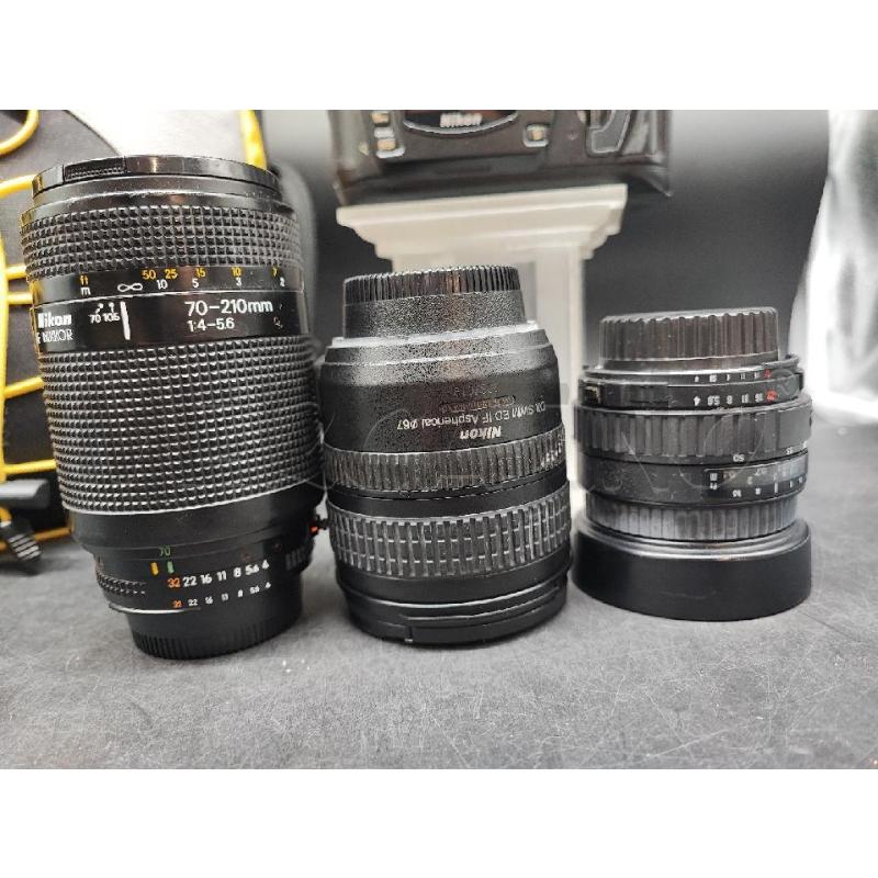MACCHINA FOTOGRAFICA NIKON D70 + OBIETTIVI E ACCESSORI  | Mercatino dell'Usato Roma gregorio vii 4