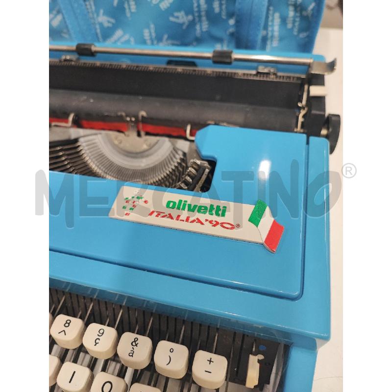 MACCHINA OLIVETTI ITALIA 90 + CUSTODIA  | Mercatino dell'Usato Roma gregorio vii 3