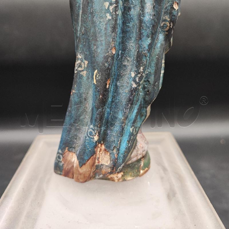 MADONNINA LEGNO DIPINTA BLU DA RIVE | Mercatino dell'Usato Roma gregorio vii 4