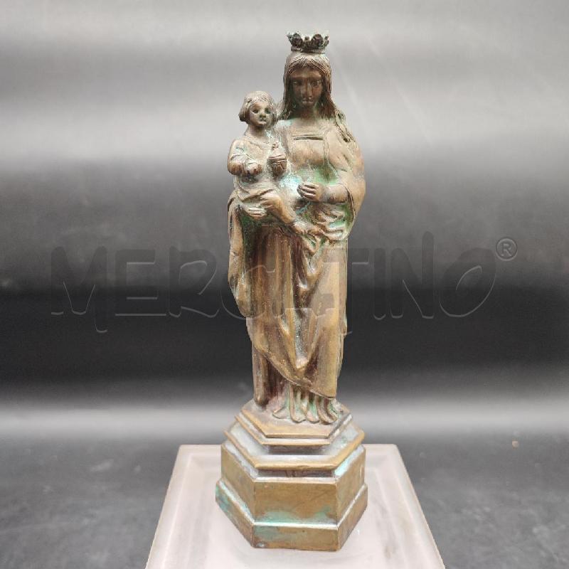 MADONNINA METALLO SCURA BASSA  | Mercatino dell'Usato Roma gregorio vii 1