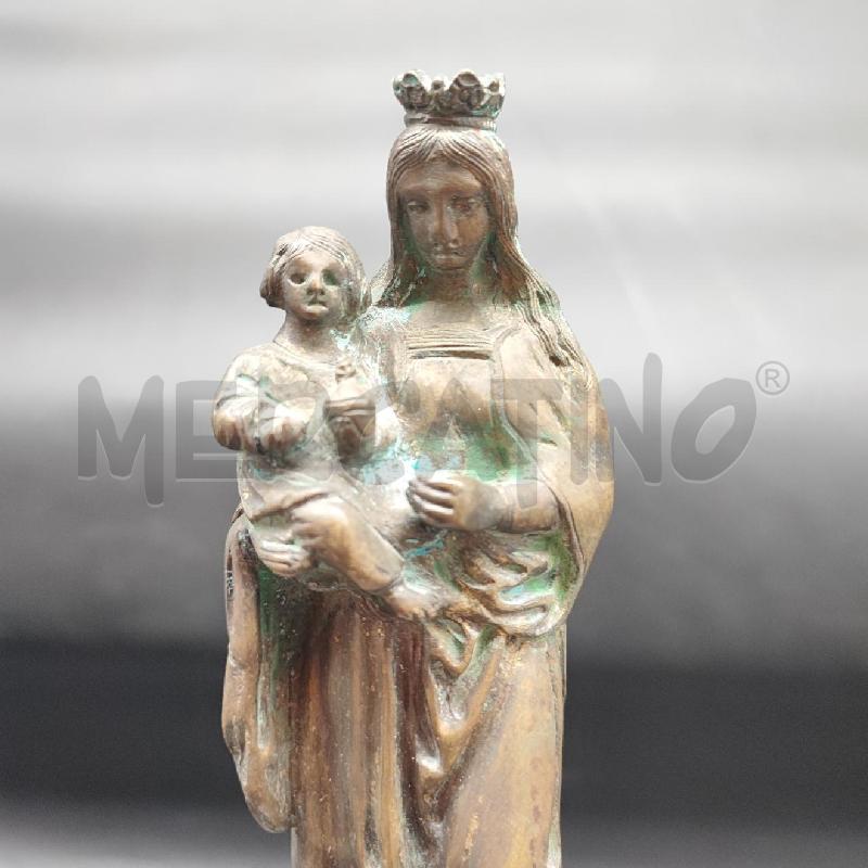 MADONNINA METALLO SCURA BASSA  | Mercatino dell'Usato Roma gregorio vii 2