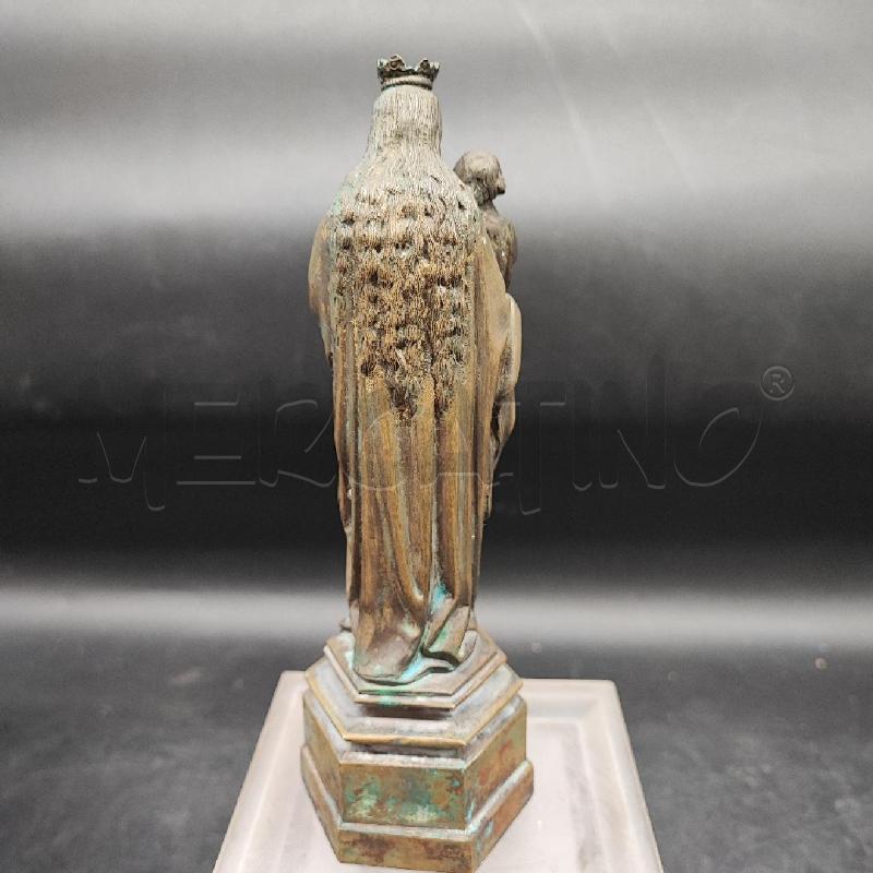 MADONNINA METALLO SCURA BASSA  | Mercatino dell'Usato Roma gregorio vii 4