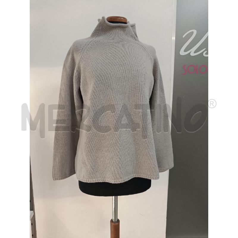 MAGLIA DONNA ALPHA GRIGIO CASHMERE | Mercatino dell'Usato Roma gregorio vii 1