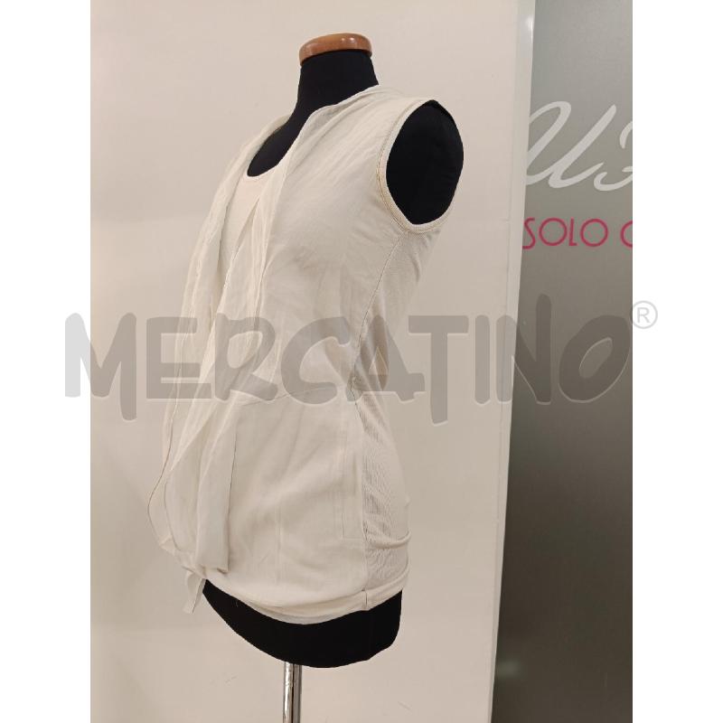 MAGLIA DONNA BRUNELLO CUCINELLI BEIGE TULLE | Mercatino dell'Usato Roma gregorio vii 2