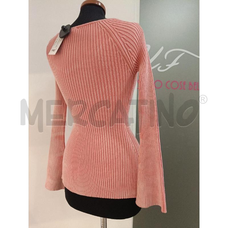 MAGLIA DONNA ELISABETTA FRANCHI ROSA COSTINE FUSMATA | Mercatino dell'Usato Roma gregorio vii 3
