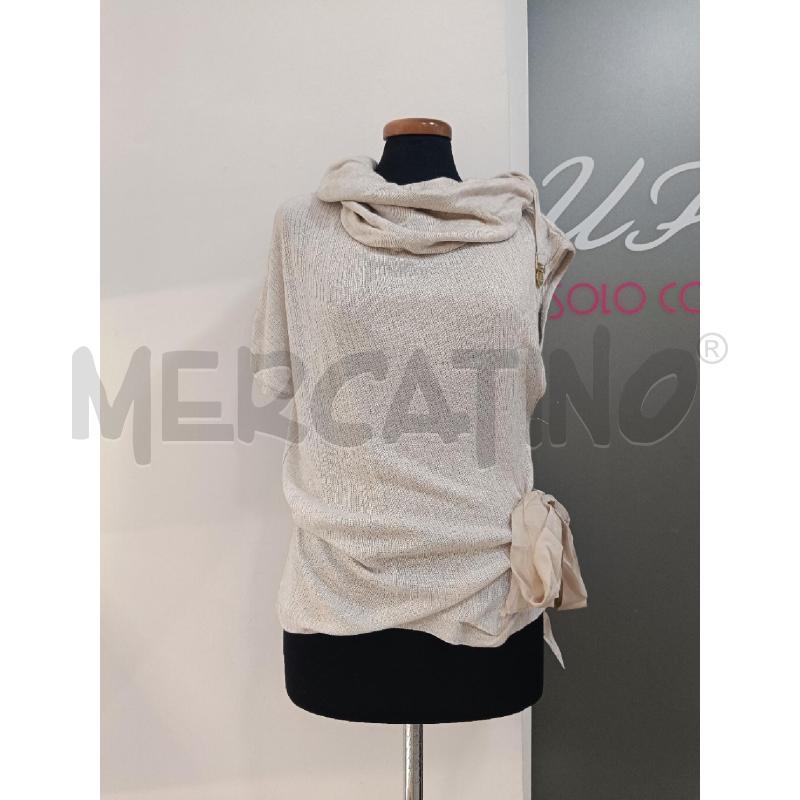 MAGLIA DONNA ELISABETTA FRANCHI ROSA FIOCCO LATERALE | Mercatino dell'Usato Roma gregorio vii 1