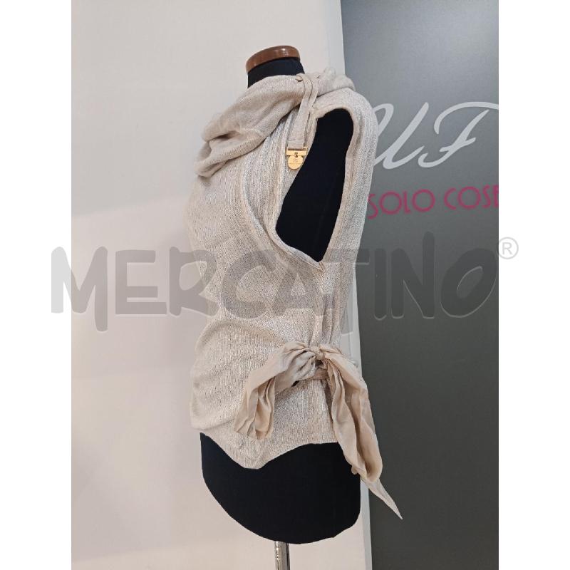 MAGLIA DONNA ELISABETTA FRANCHI ROSA FIOCCO LATERALE | Mercatino dell'Usato Roma gregorio vii 2