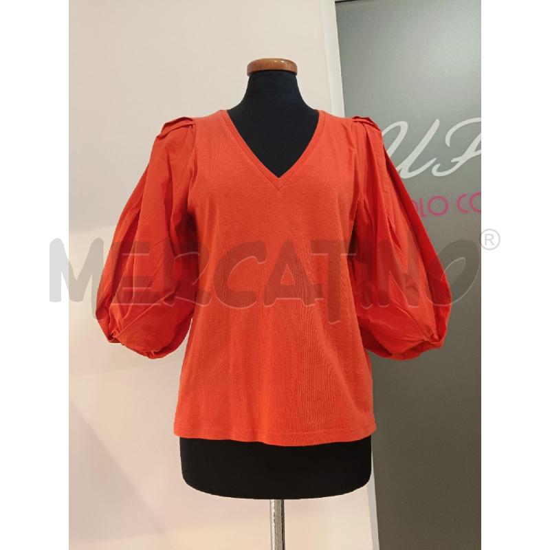 MAGLIA DONNA ESSENTIEL ARANCIONE MANICA PALLONCINO | Mercatino dell'Usato Roma gregorio vii 1