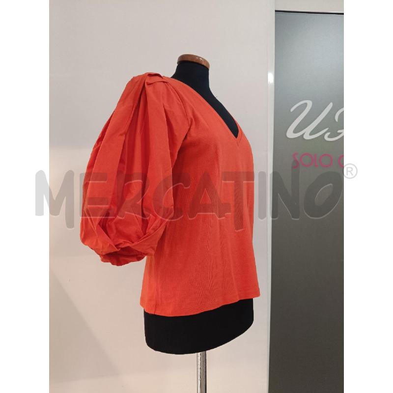 MAGLIA DONNA ESSENTIEL ARANCIONE MANICA PALLONCINO | Mercatino dell'Usato Roma gregorio vii 2