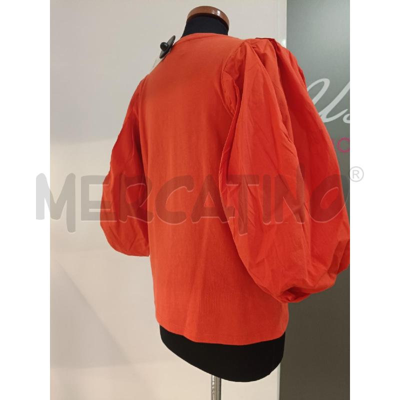 MAGLIA DONNA ESSENTIEL ARANCIONE MANICA PALLONCINO | Mercatino dell'Usato Roma gregorio vii 3