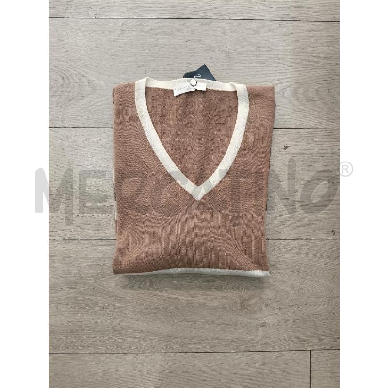 MAGLIA DONNA FAIBANA FILIPPI BEIGE LUREX | Mercatino dell'Usato Roma gregorio vii 1