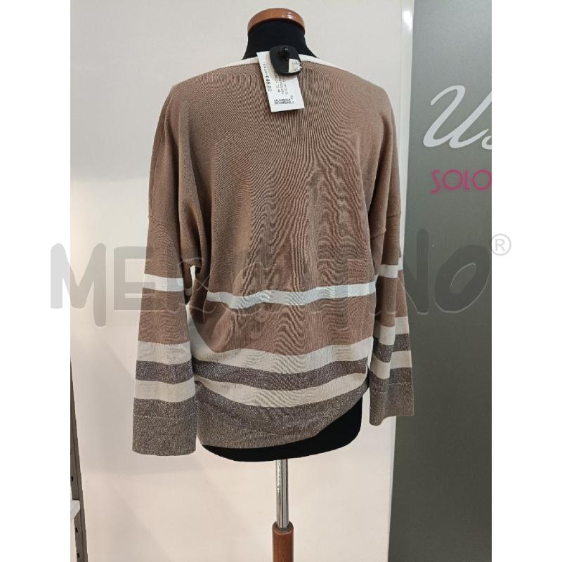 MAGLIA DONNA FAIBANA FILIPPI BEIGE LUREX | Mercatino dell'Usato Roma gregorio vii 4