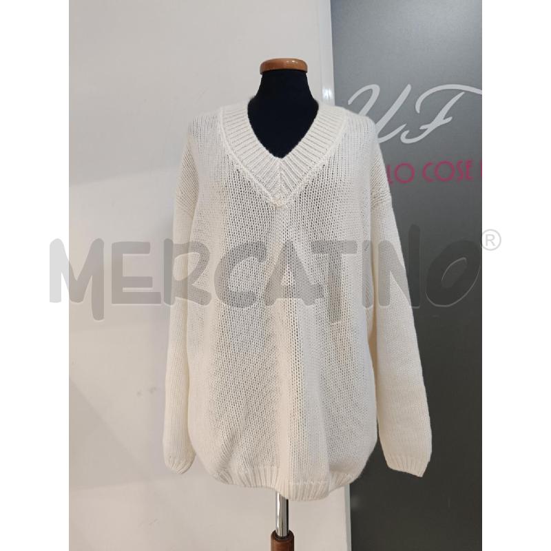 MAGLIA DONNA FALCONERI 5 FILI PANNA CASHMERE | Mercatino dell'Usato Roma gregorio vii 1
