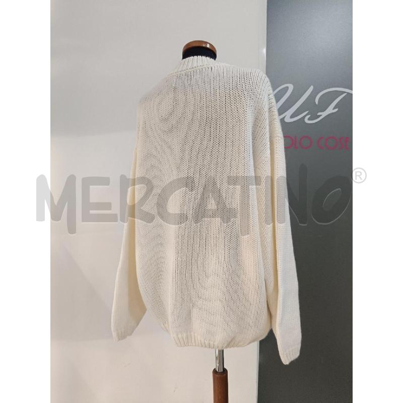 MAGLIA DONNA FALCONERI 5 FILI PANNA CASHMERE | Mercatino dell'Usato Roma gregorio vii 3