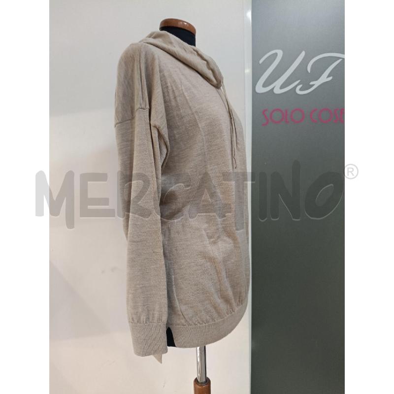 MAGLIA DONNA FALCONERI BEIGE CAPPUCCIO CASHMERE | Mercatino dell'Usato Roma gregorio vii 2