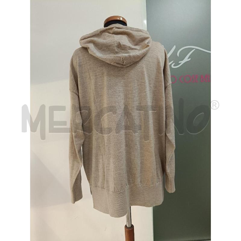 MAGLIA DONNA FALCONERI BEIGE CAPPUCCIO CASHMERE | Mercatino dell'Usato Roma gregorio vii 3