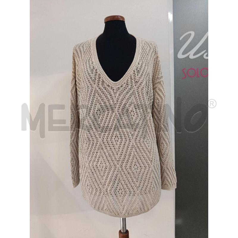 MAGLIA DONNA FALCONERI BEIGE TRAF | Mercatino dell'Usato Roma gregorio vii 1