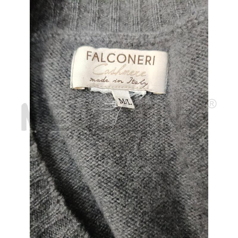 MAGLIA DONNA FALCONERI CASHMERE GRIGIA AMPIA | Mercatino dell'Usato Roma gregorio vii 4