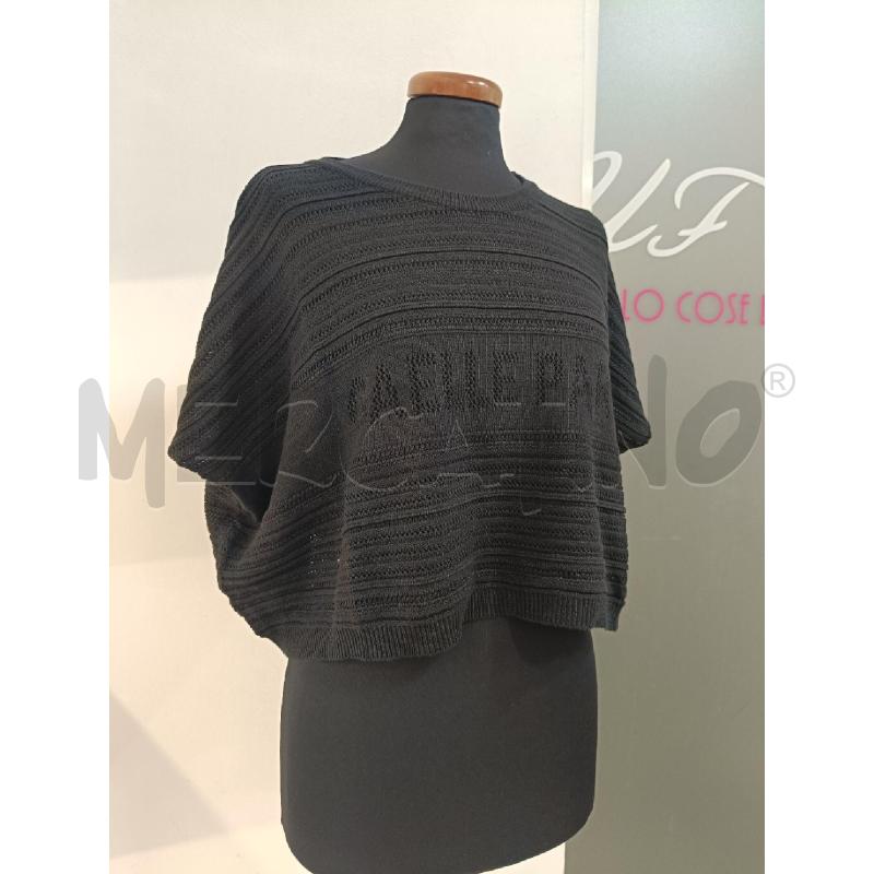 MAGLIA DONNA GAELLE NERA TRAF SCRITTA | Mercatino dell'Usato Roma gregorio vii 1