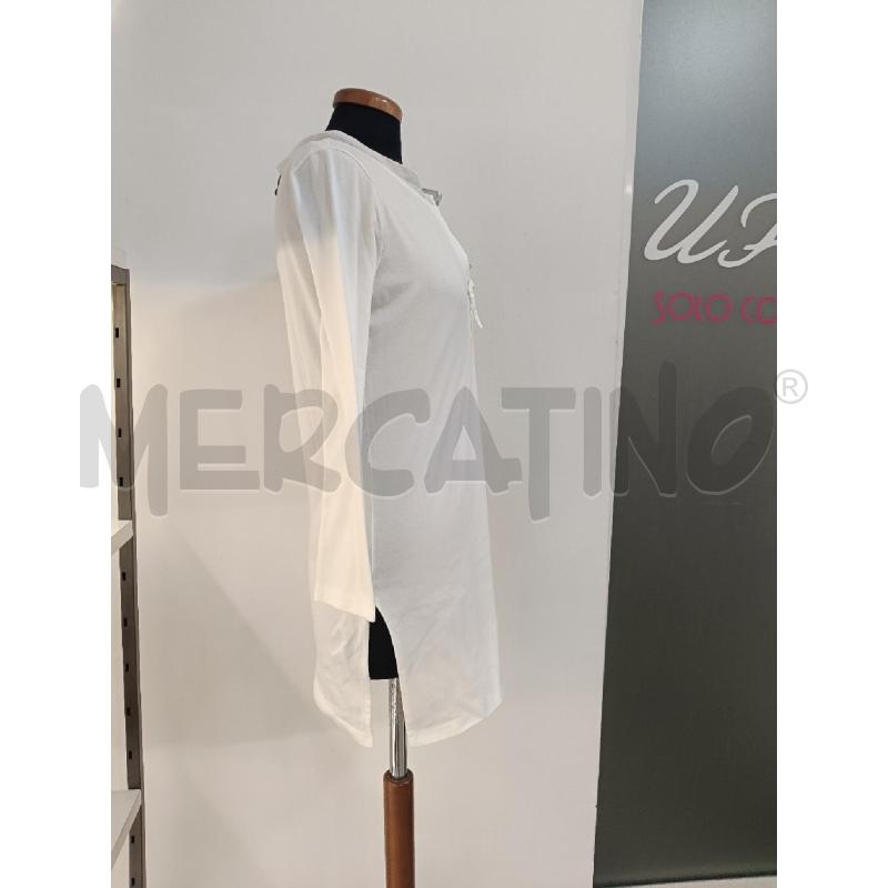 MAGLIA DONNA JIL SANDER BIANCA LACCIO COTONE | Mercatino dell'Usato Roma gregorio vii 3