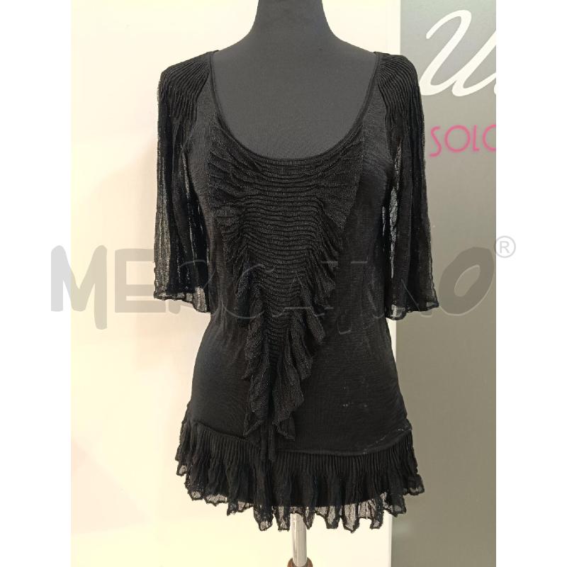 MAGLIA DONNA KENZO NERA PLISSE  | Mercatino dell'Usato Roma gregorio vii 1