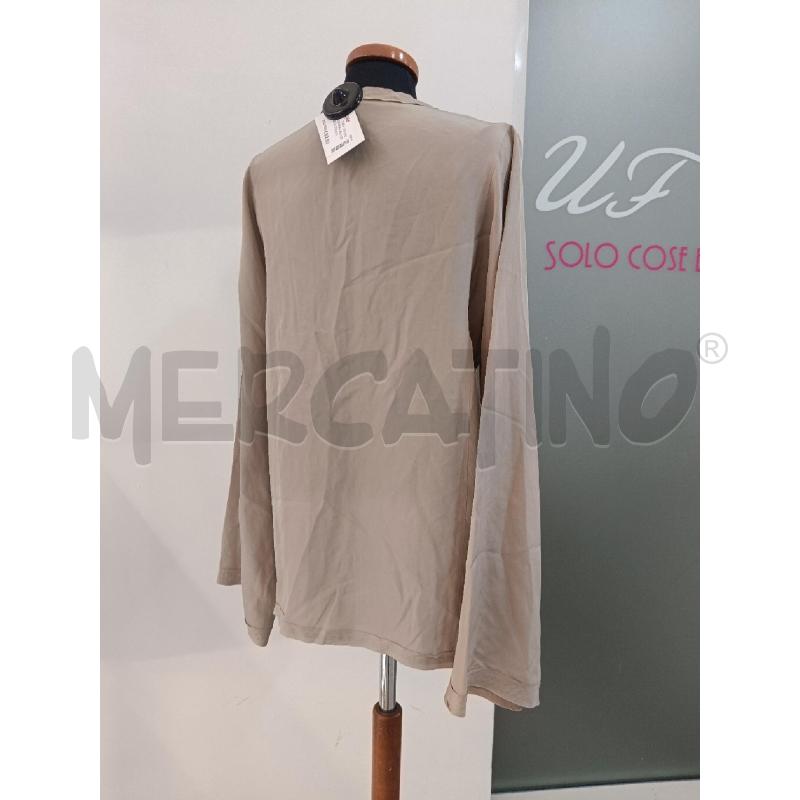 MAGLIA DONNA LANVIN BEIGE SETA STRASS | Mercatino dell'Usato Roma gregorio vii 4