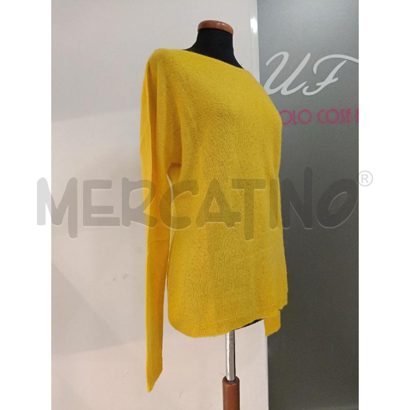 MAGLIA DONNA LIUJO GIALLA CASHMERE E LANA | Mercatino dell'Usato Roma gregorio vii 2