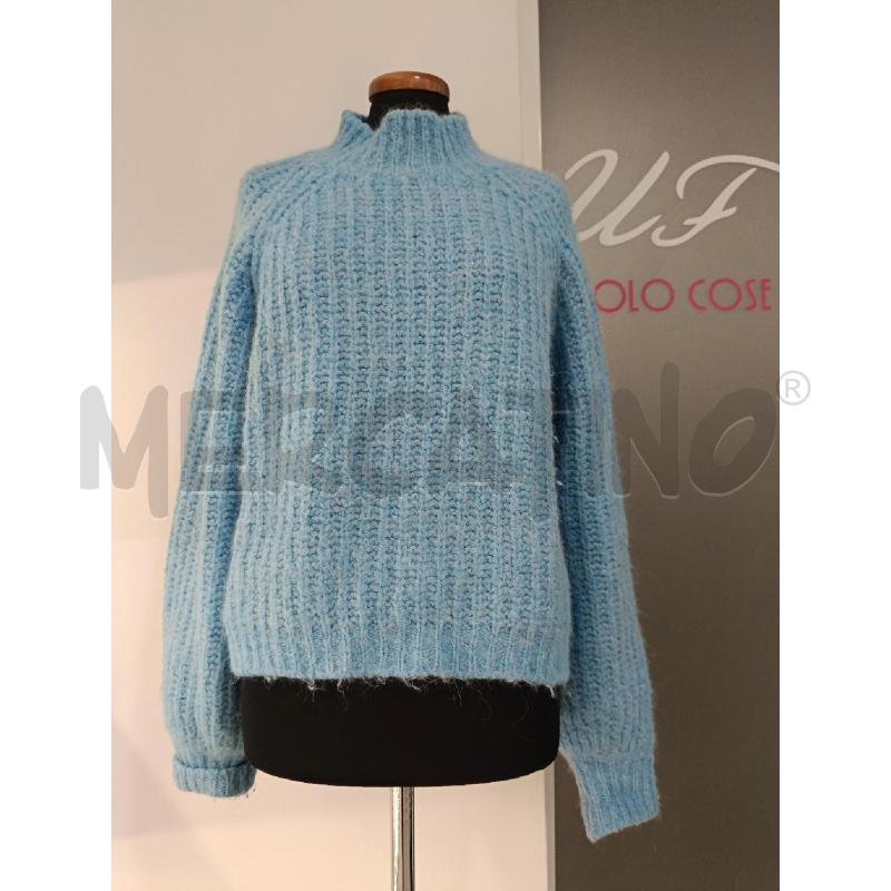 MAGLIA DONNA MAJE AZZURRA | Mercatino dell'Usato Roma gregorio vii 1