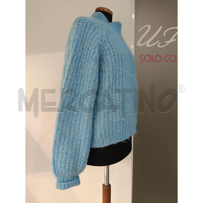 MAGLIA DONNA MAJE AZZURRA | Mercatino dell'Usato Roma gregorio vii 2