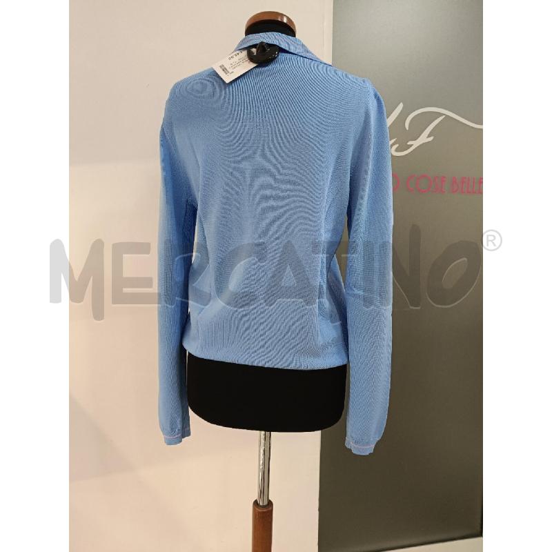 MAGLIA DONNA MAX&CO CELESTE BOTTONI  | Mercatino dell'Usato Roma gregorio vii 4