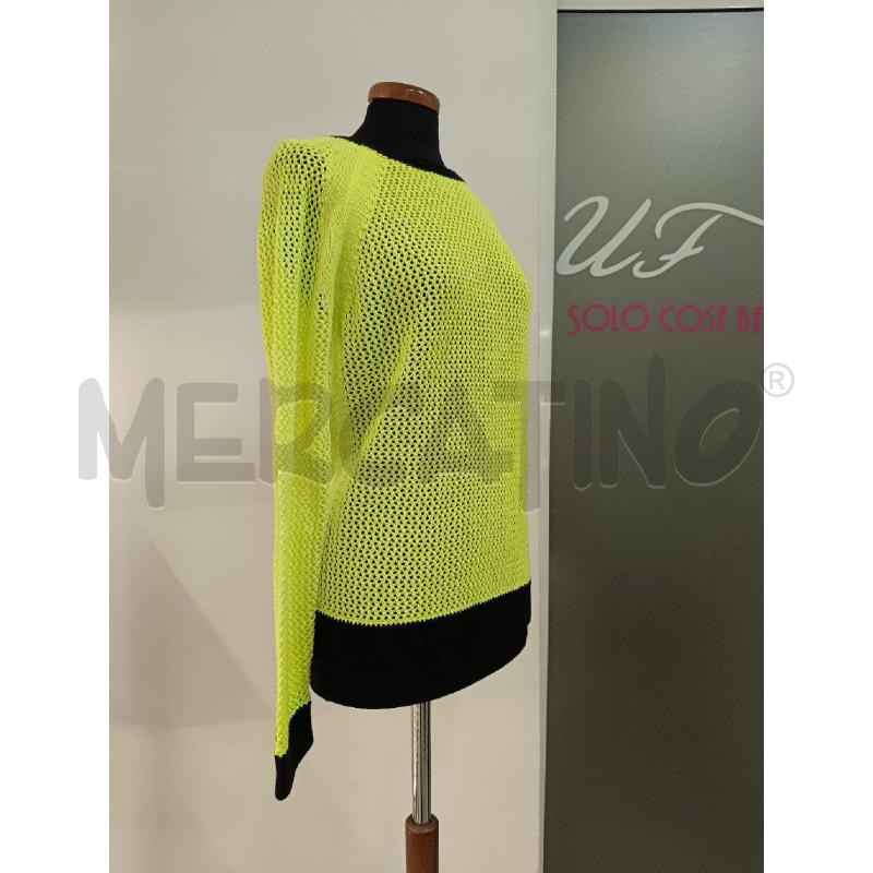 MAGLIA DONNA MICHAEL KORS VERDE ACCESO TRAF BORDI NERI | Mercatino dell'Usato Roma gregorio vii 2