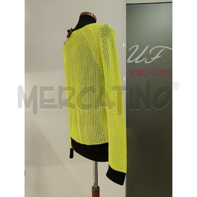 MAGLIA DONNA MICHAEL KORS VERDE ACCESO TRAF BORDI NERI | Mercatino dell'Usato Roma gregorio vii 3