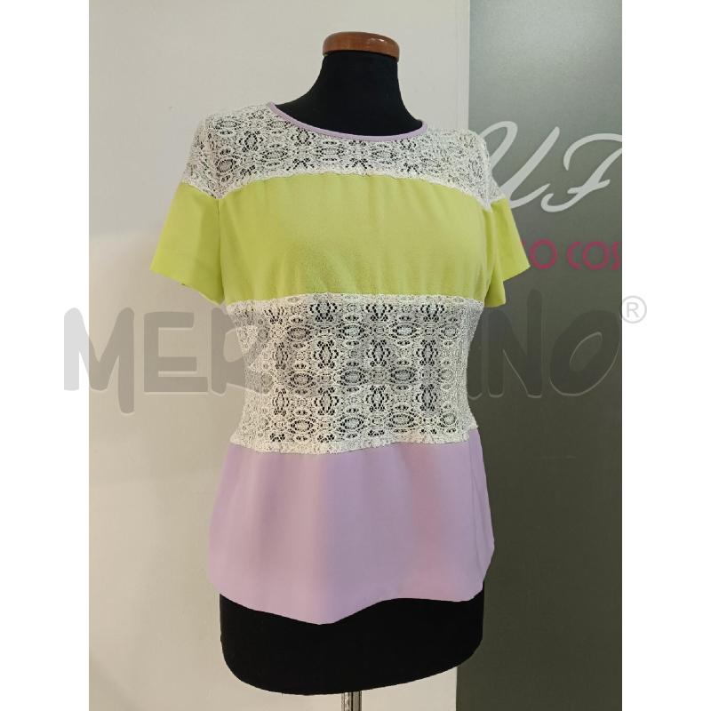 MAGLIA DONNA PAMELA MILANO RIGA VERDE VIOLA | Mercatino dell'Usato Roma gregorio vii 1