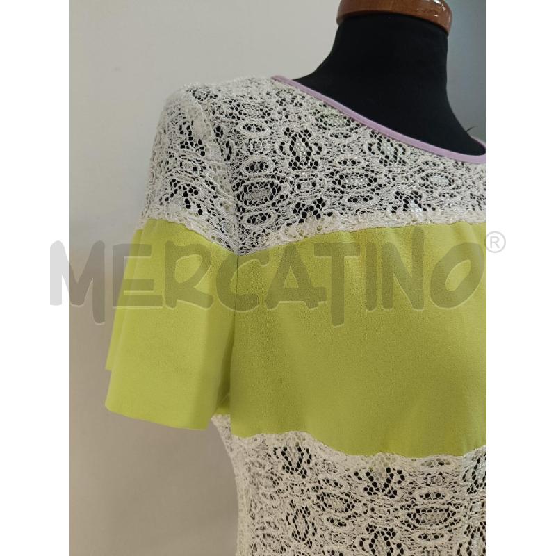 MAGLIA DONNA PAMELA MILANO RIGA VERDE VIOLA | Mercatino dell'Usato Roma gregorio vii 2