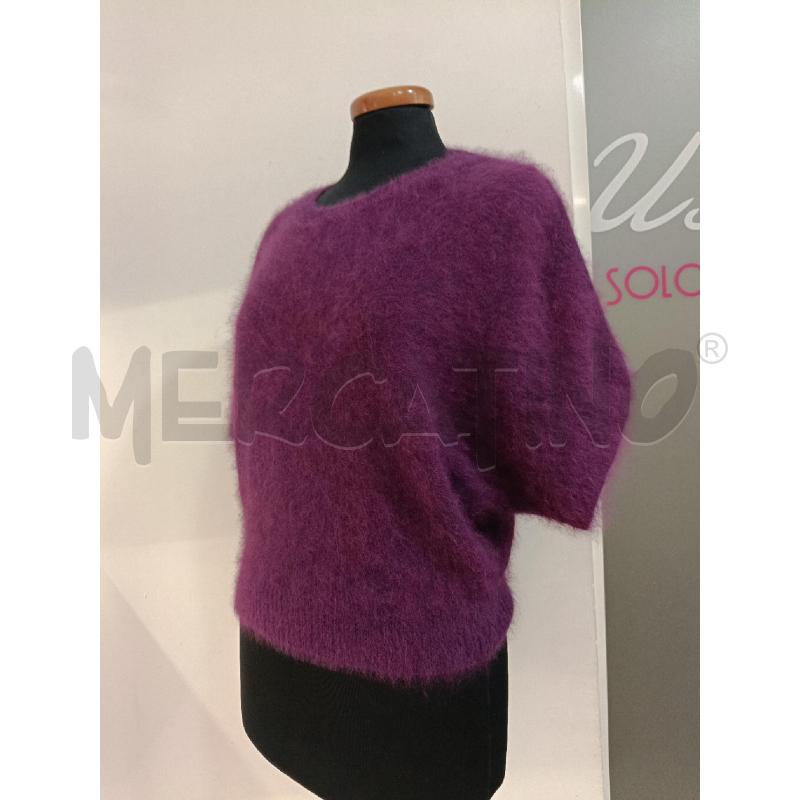 MAGLIA DONNA ROBERTO COLLINA VIOLA MISTO ANGORA | Mercatino dell'Usato Roma gregorio vii 2