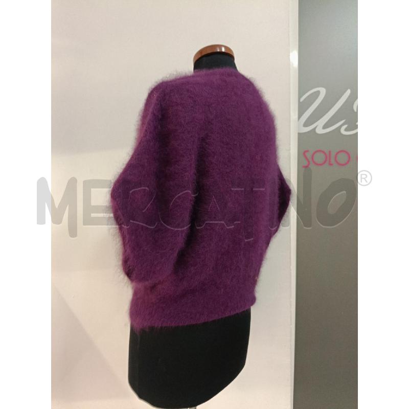 MAGLIA DONNA ROBERTO COLLINA VIOLA MISTO ANGORA | Mercatino dell'Usato Roma gregorio vii 3