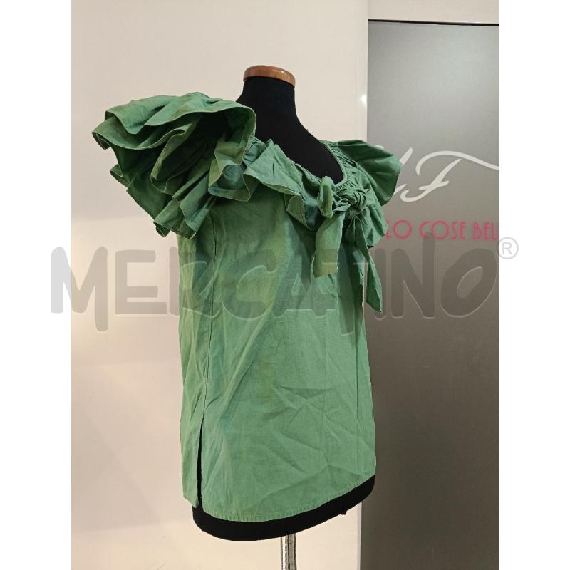 MAGLIA DONNA SAINT LAURENT VERDE | Mercatino dell'Usato Roma gregorio vii 2