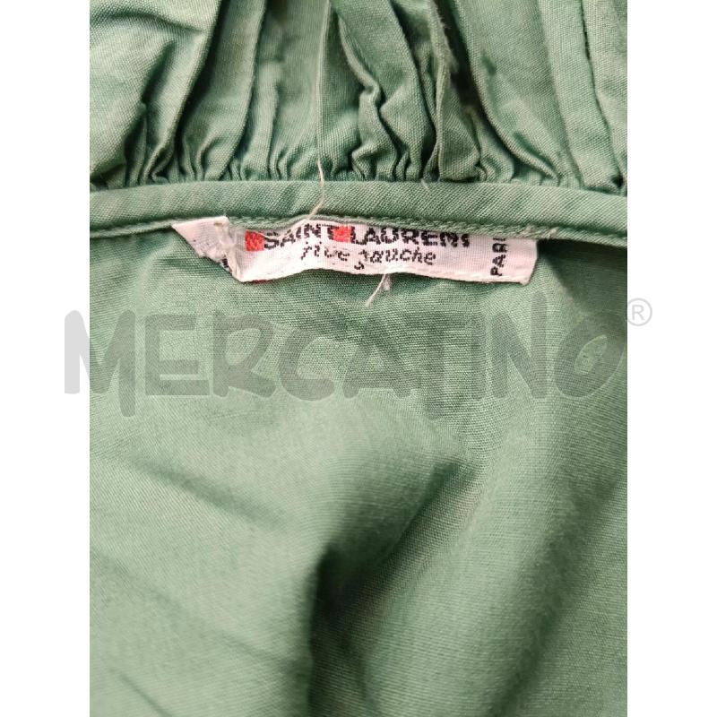 MAGLIA DONNA SAINT LAURENT VERDE | Mercatino dell'Usato Roma gregorio vii 4