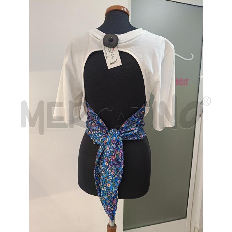 MAGLIA DONNA SANDRO BIACA FIORI BLU | Mercatino dell'Usato Roma gregorio vii 3