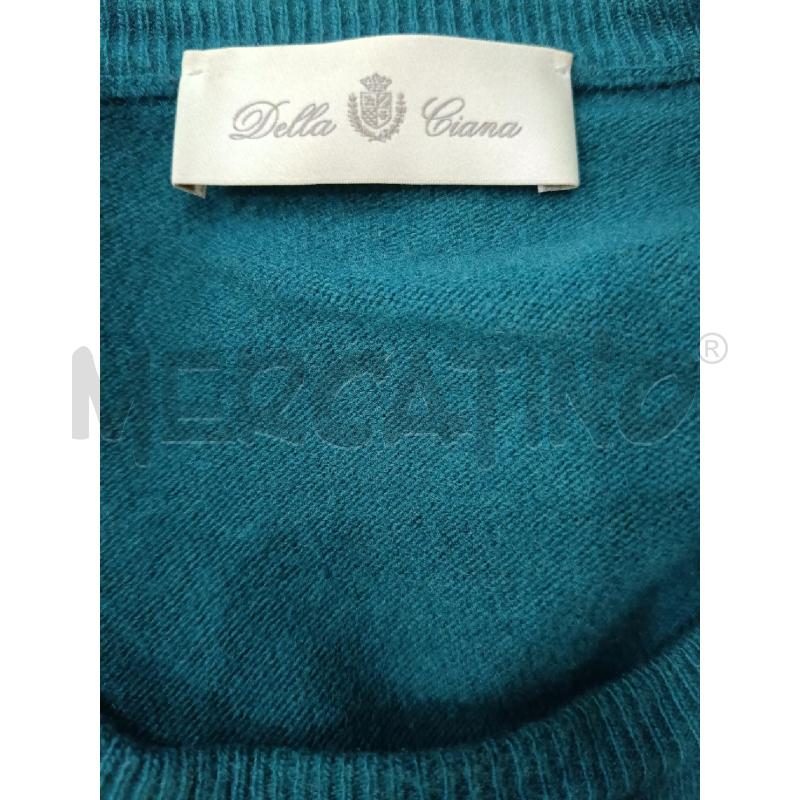 MAGLIA UOMO DELLA CIANA VERDE LANA E KASMIR | Mercatino dell'Usato Roma gregorio vii 4