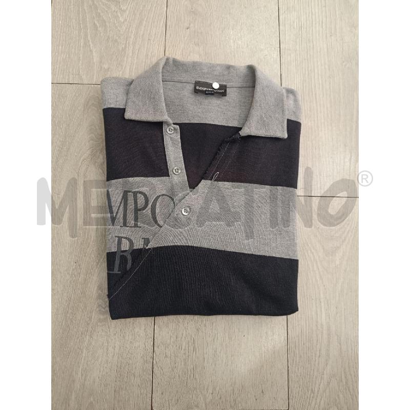 MAGLIA UOMO EMPORIO ARMANI RIGA GRIGIO NERO | Mercatino dell'Usato Roma gregorio vii 1