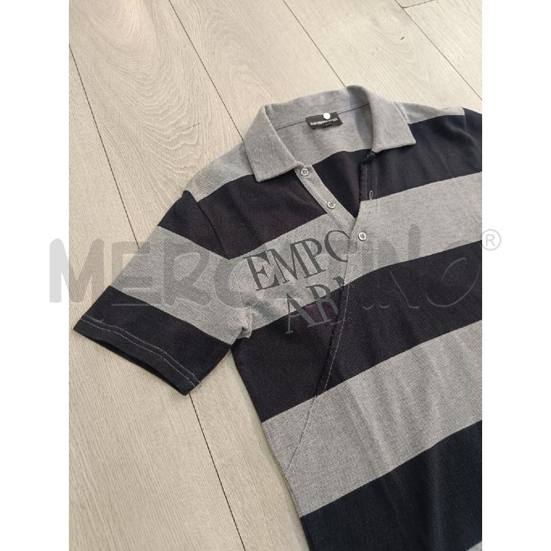MAGLIA UOMO EMPORIO ARMANI RIGA GRIGIO NERO | Mercatino dell'Usato Roma gregorio vii 3