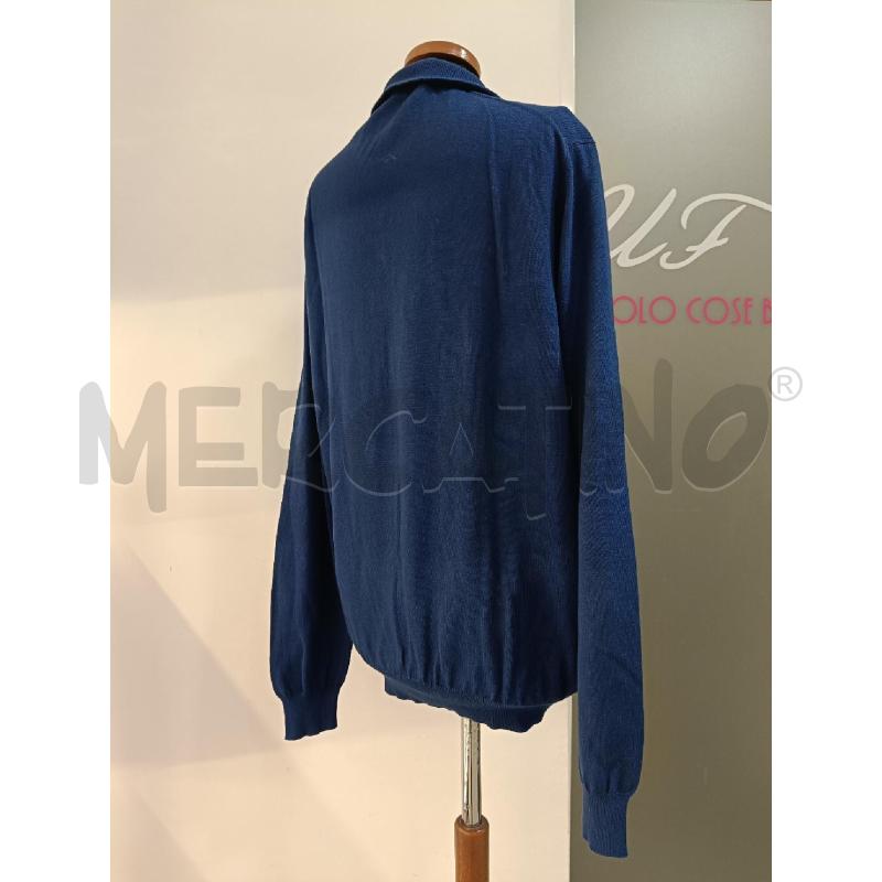 MAGLIA UOMO GRAN SASSO BLU ZIP | Mercatino dell'Usato Roma gregorio vii 3