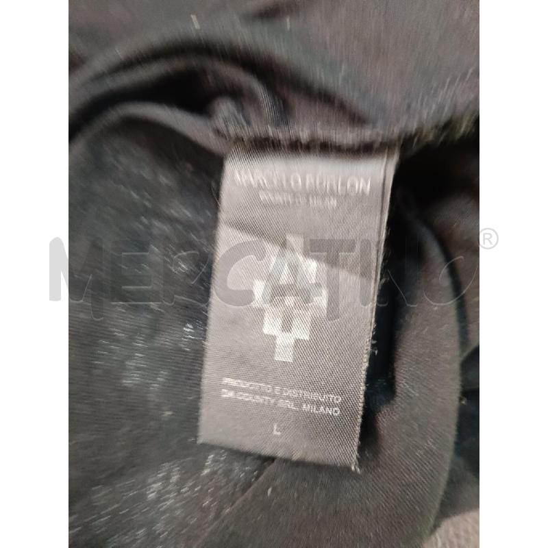 MAGLIA UOMO MARCELO BURLON NERA SCRITTA | Mercatino dell'Usato Roma gregorio vii 5